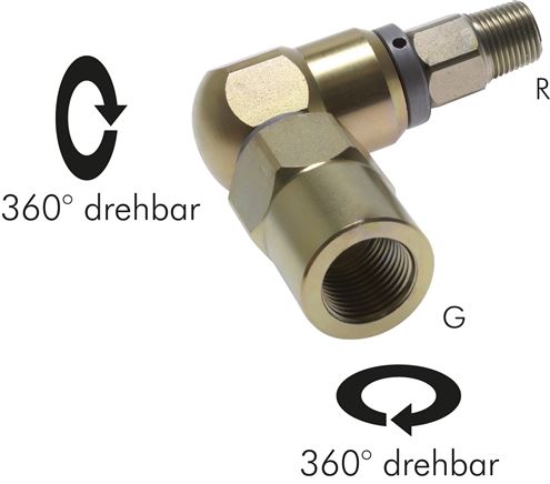 Exemplary representation: L-screw joint (2 axes), galvanised steel