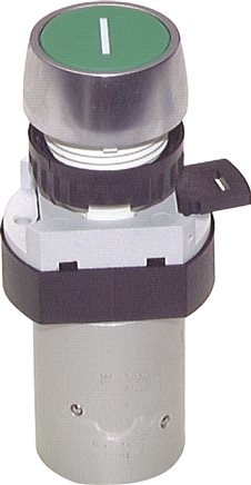 Exemplary representation: 5/2-way pushbutton valve