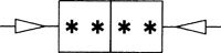 Schematic symbol: double acting